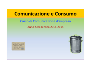 Comunicazione e Consumo
