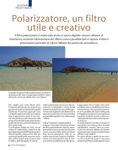 Polarizzatore, un filtro utile e creativo