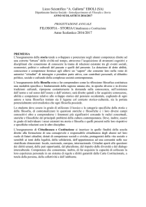 Progettazione Filosofia e Storia Secondo