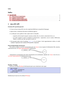 Indice 1 Java I/O API