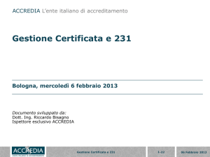 Gestione Certificata e 231 - Ambiente