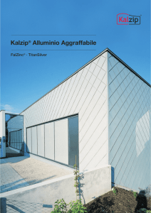 Kalzip® Alluminio Aggraffabile