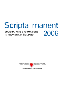 Scripta manent - Autonome Provinz Bozen