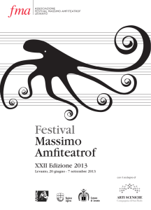 Edizione 2013 - Festival Amfiteatrof