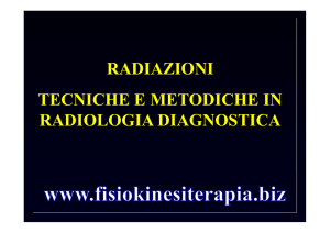 radiazioni tecniche e metodiche in radiologia