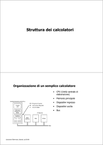 Struttura dei calcolatori