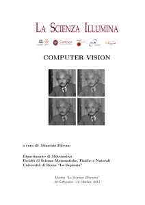 computer vision - Dipartimento di Fisica