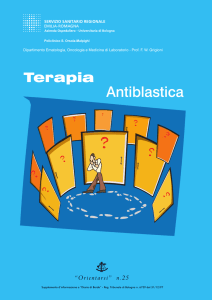 Orientarsi n.25 - Terapia Antiblastica