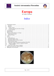 La Luna Europa - Società Astronomica Fiorentina (SAF) ONLUS