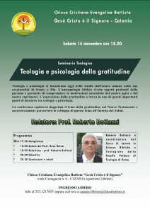 Catania seminario chiesa battista 14 novembre