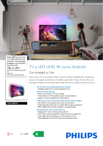55PUS8909C/12 Philips TV a LED UHD 4K curvo Android™ con