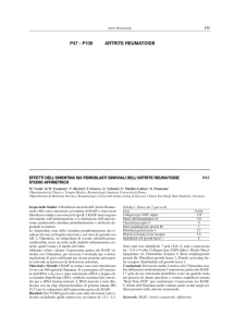 p47 - p108 artrite reumatoide - Società Italiana di Reumatologia.