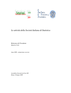 2009 - Società Italiana Statistica