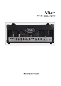 TOUR VB2 - Peavey Italia