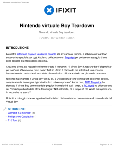 Nintendo virtuale Boy Teardown