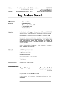 Ing. Andrea Saccà