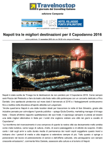 Napoli tra le migliori destinazioni per il Capodanno