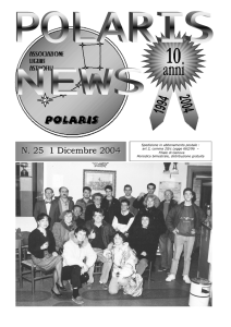 N.25 - dicembre 2004 - Associazione Ligure Astrofili POLARIS