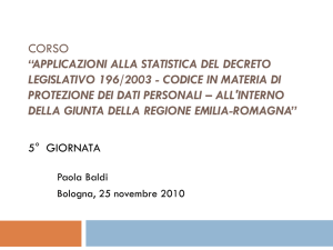 Corso - Statistica Emilia-Romagna