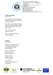 Poesie nel silenzio Esistenza - Associazione Succede solo a Bologna