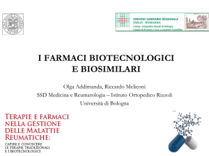 i farmaci biotecnologici e biosimilari