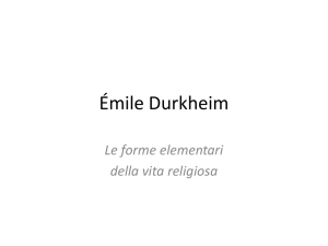 Émile Durkheim - Culture e Civiltà
