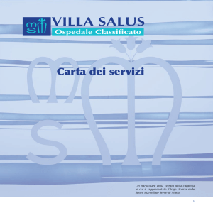 Carta dei servizi - Ospedale Villa Salus