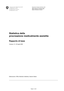 Statistica della procreazione medicalmente assistita