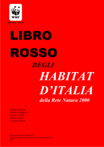 DEGLI HABITAT D`ITALIA della Rete Natura 2000