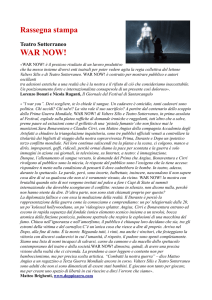 estratti stampa - war now