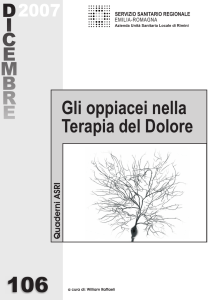 Gli Oppiacei - Dolore Cronico