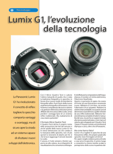 Lumix G1, l`evoluzione della tecnologia