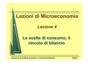 Lezioni di Microeconomia