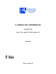 camera di commercio - Istituto Centrale per gli Archivi