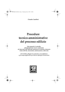Procedure tecnico-amministrative del processo edilizio