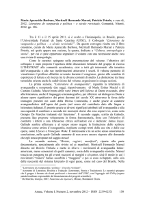 Anuac, Volume I, Numero 2, novembre 2012 - ISSN 2239