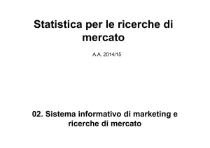 02. Sistema informativo di marketing e ricerche di mercato