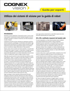 Brochure sistemi di Visione per guida robot