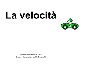 moti rettilinei I parte - 10 Esperimenti Per Capire la Fisica