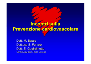 Incontri sulla Prevenzione cardiovascolare