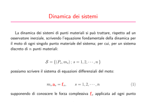 ED. Equazioni cardinali della dinamica