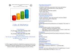 ABC DI STATISTICA PROGRAMMA