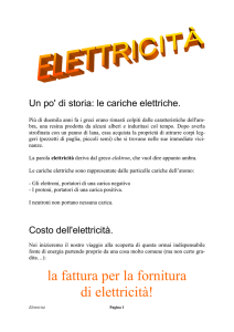 Elettricità - Documento per il docente
