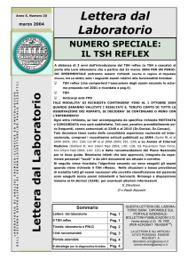 Lettera dal Laboratorio