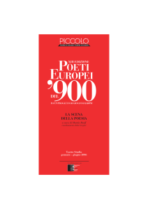 Programma La scena della poesia