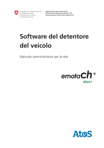 Software del detentore del veicolo Manuale amministratore per la rete