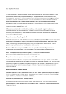 1 La respirazione orale 2 Disturbi respiratori nel sonno in età