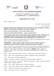 Open day Università di Ravenna : 24/25 novembre