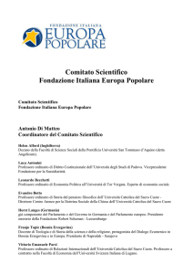 Comitato Scientifico Fondazione Italiana Europa Popolare