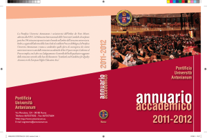 annuario accademico - Pontificia Università Antonianum